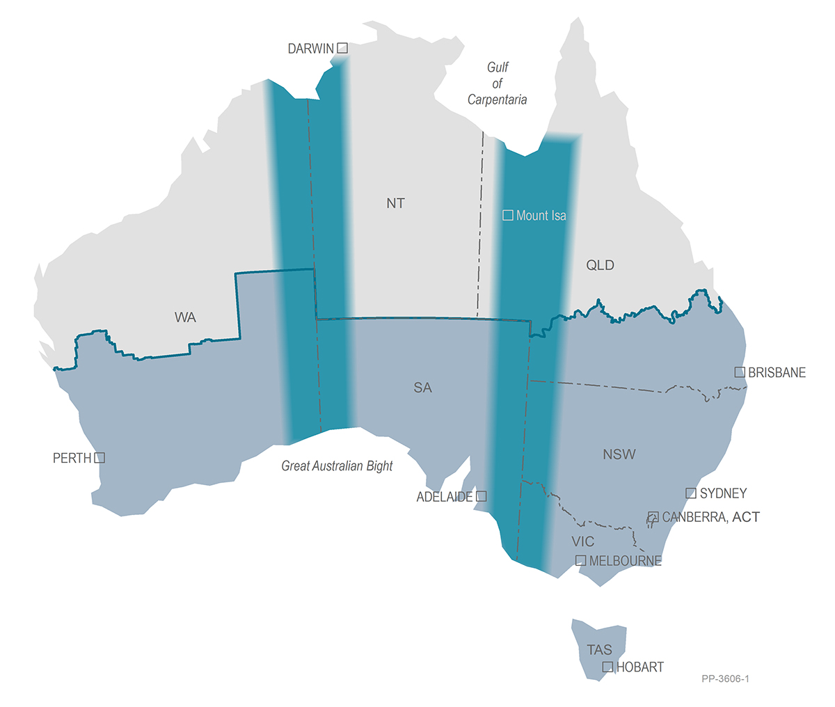 Due to the limited audience of this diagram and its complexity, no alternative description has been provided. Please email clientservices@ga.gov.au