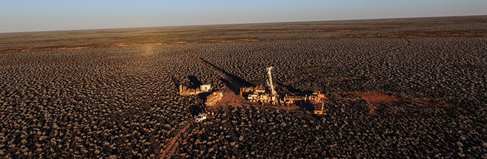 Boart Longyear drill rig used to retrieve core samples in Coompana, South Australia