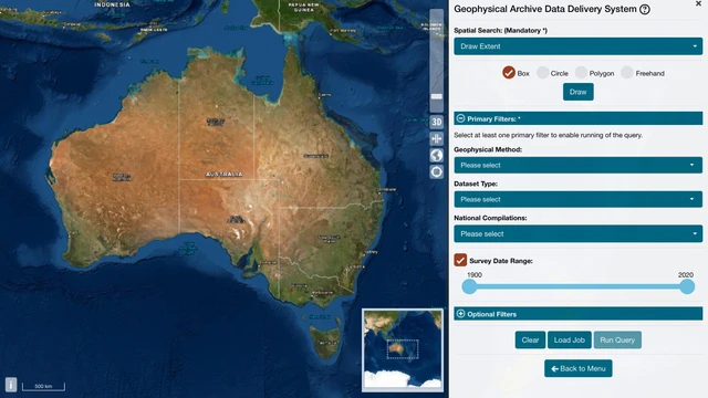 Geophysical Archive Data Delivery System