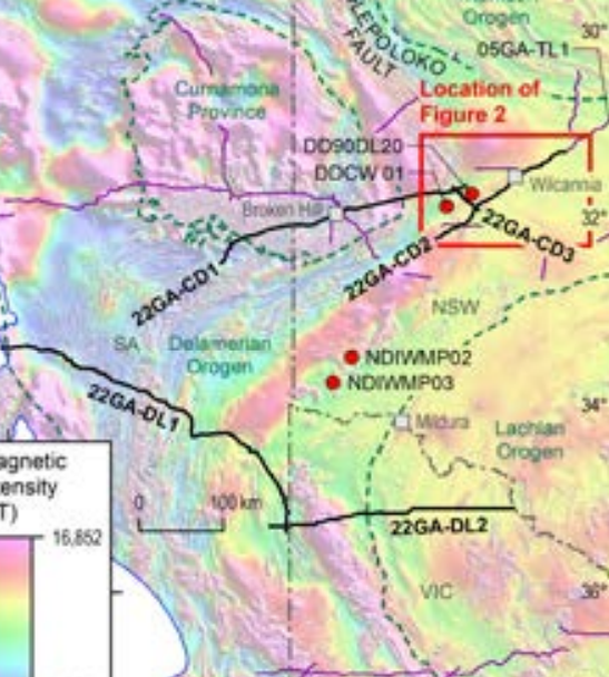 deep seismic reflection survey