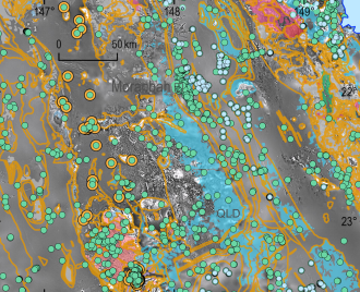 First continental layered geological map of Australia