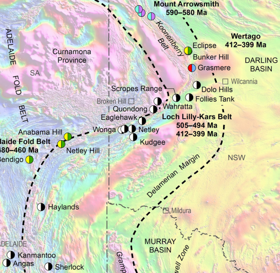 Delamerian Orogen margin